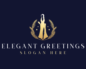 Luxury Elegant Gown logo design