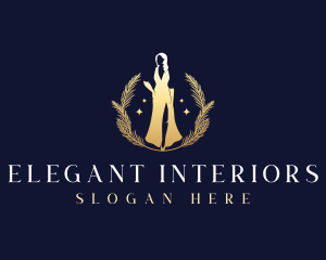 Luxury Elegant Gown logo design