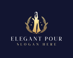 Luxury Elegant Gown logo design