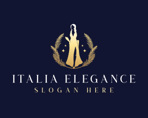 Luxury Elegant Gown logo design