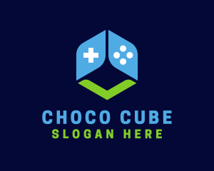 Gaming Controller Cube logo design