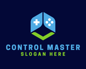 Controller - Gaming Controller Cube logo design