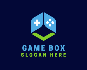 Xbox - Gaming Controller Cube logo design