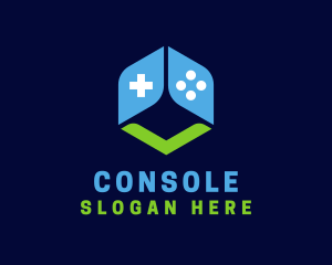 Gaming Controller Cube logo design