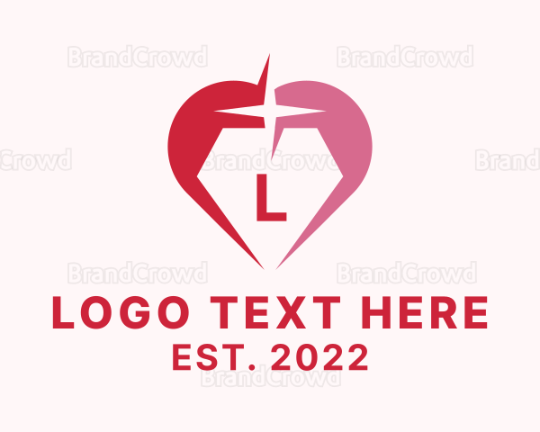 Diamond Heart Jewelry Logo