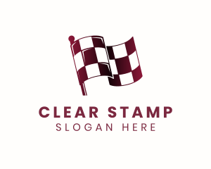 Automotive Racing Flag logo design