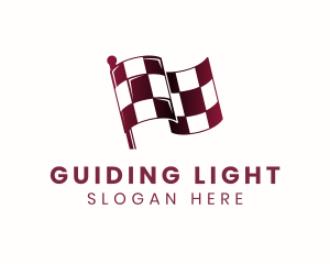 Automotive Racing Flag logo design