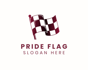 Flag - Automotive Racing Flag logo design