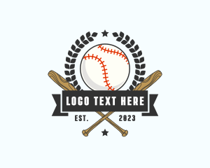 Baseball - Baseball Bat Team Athlete logo design