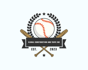 Team - Baseball Bat Team Athlete logo design