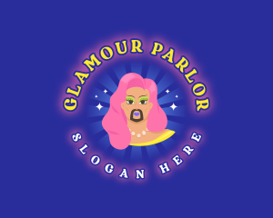 Drag Queen Performer logo design