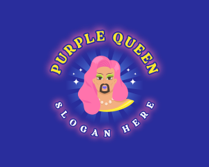 Drag Queen Performer logo design