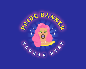 Drag Queen Performer logo design