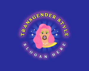 Drag Queen Performer logo design