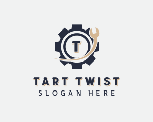 Machinist Wrench Tool logo design