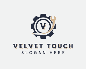 Machinist Wrench Tool logo design