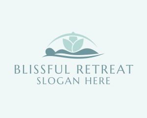 Lotus Massage Relaxation logo design