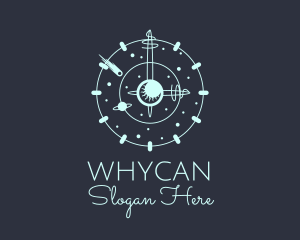 Astrology - Solar System Clock logo design