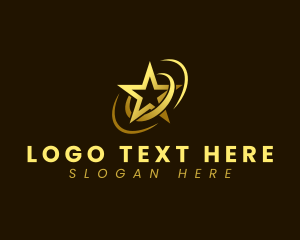 Celebrity - Star Space Orbit logo design