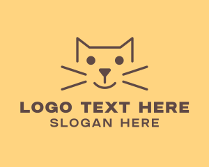 Pet Store - Pet Cat Veterinary logo design