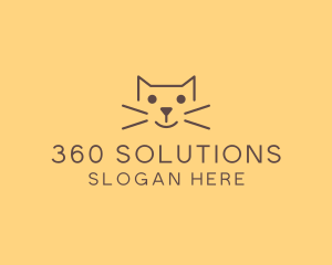 Pet Cat Veterinary logo design