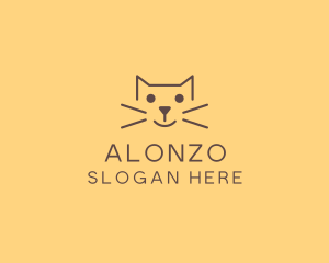 Pet Cat Veterinary logo design