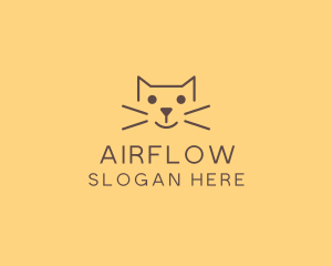 Pet Cat Veterinary logo design