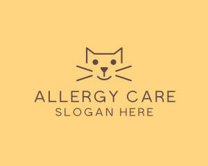 Pet Cat Veterinary logo design