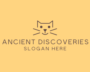 Pet Cat Veterinary logo design