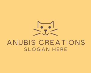 Pet Cat Veterinary logo design