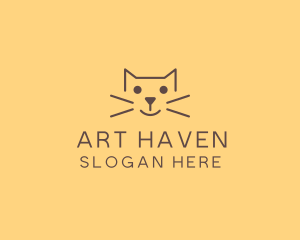 Pet Cat Veterinary logo design