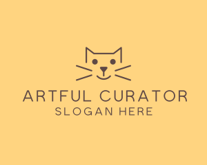 Pet Cat Veterinary logo design