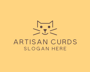 Pet Cat Veterinary logo design