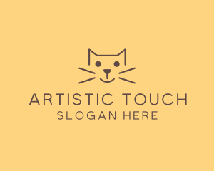 Pet Cat Veterinary logo design