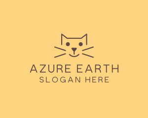 Pet Cat Veterinary logo design