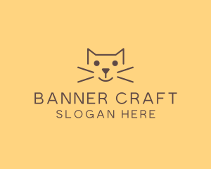 Pet Cat Veterinary logo design