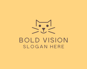 Pet Cat Veterinary logo design