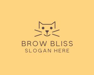 Pet Cat Veterinary logo design