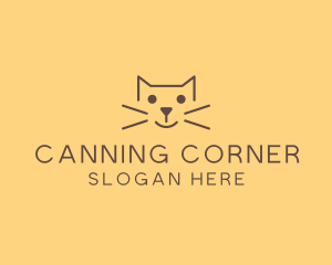 Pet Cat Veterinary logo design