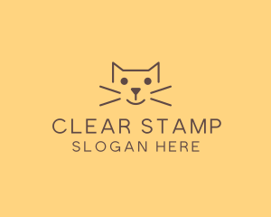 Pet Cat Veterinary logo design