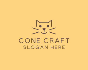 Pet Cat Veterinary logo design