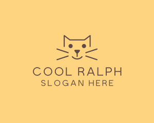 Pet Cat Veterinary logo design