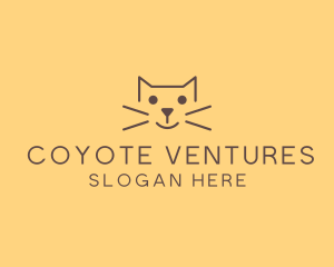 Pet Cat Veterinary logo design