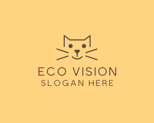 Pet Cat Veterinary logo design