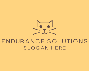 Pet Cat Veterinary logo design