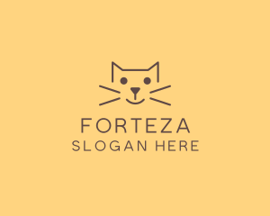 Pet Cat Veterinary logo design