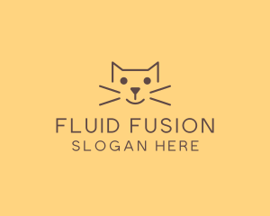 Pet Cat Veterinary logo design