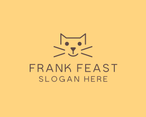 Pet Cat Veterinary logo design