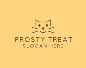 Pet Cat Veterinary logo design