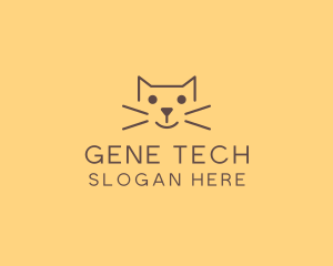 Pet Cat Veterinary logo design